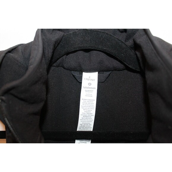 Lululemon Women'sDown For It All Jacket Water Resistant Black Sz 2 NEW - Picture 9 of 12